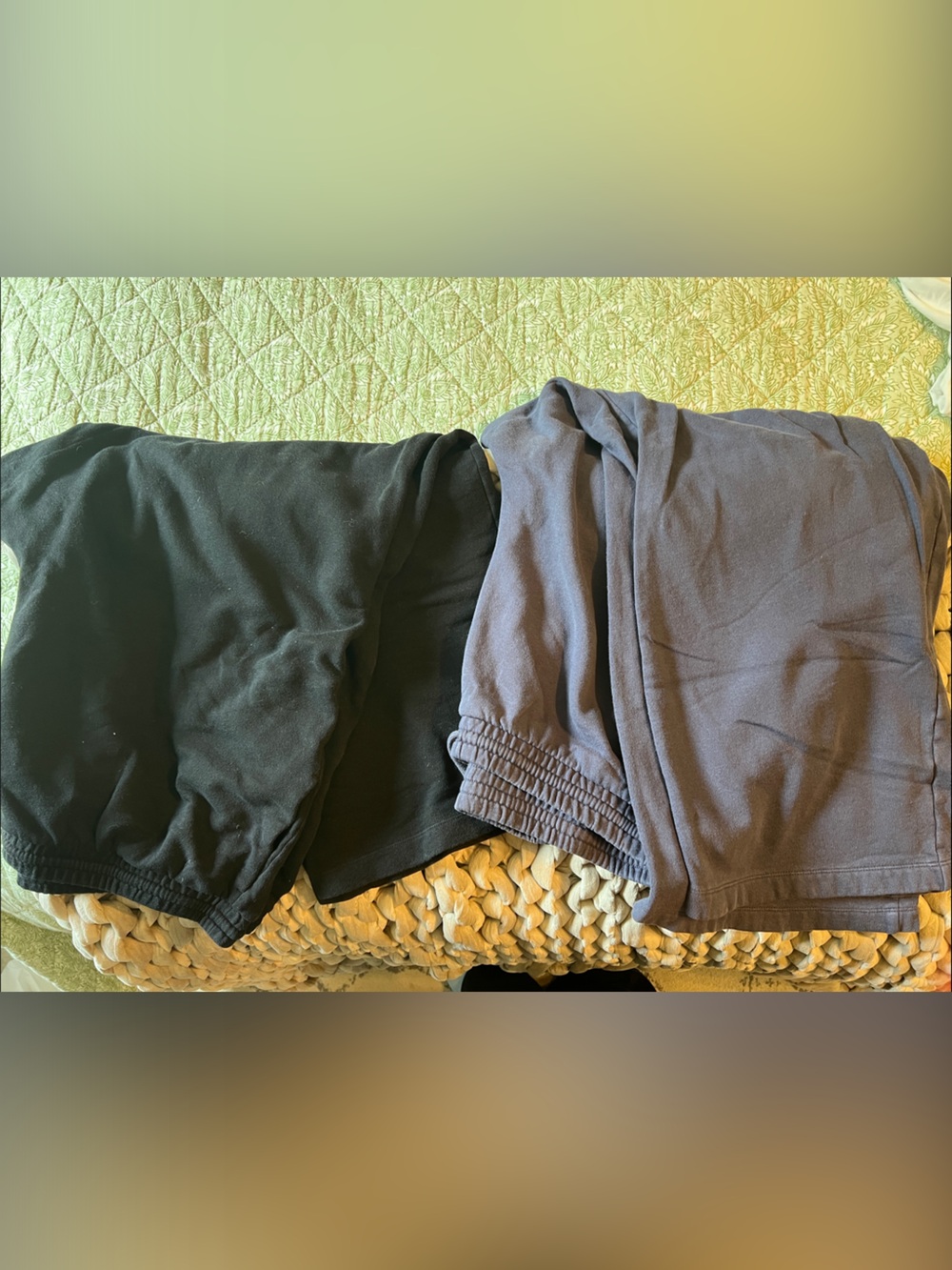 Women’s Black and Charcoal Pull-On Sweatpants. Size XXL TALL